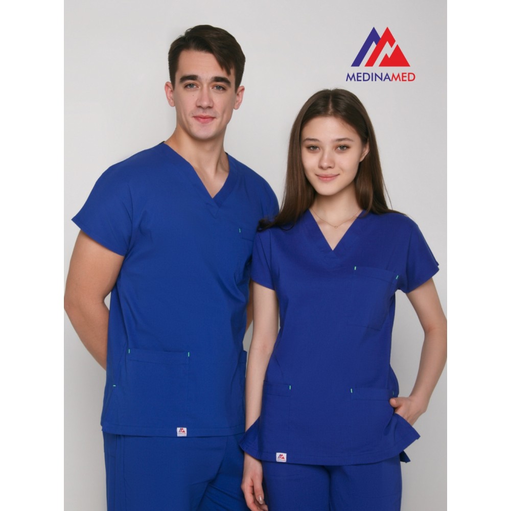 Грейс унисекс фасон электро-синий цвет